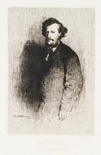 T. RIBOT (1823-1891), Porträt