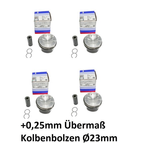 Kolben 25 übermaß - 4x, +0,25
