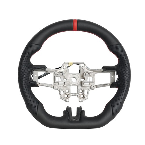 Vollleder flach sport lenkrad - vollleder,