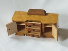 Alte Paul Hübsch Schlafzimmer Kommode frühe 50er Jahre Puppenhaus Puppenstube