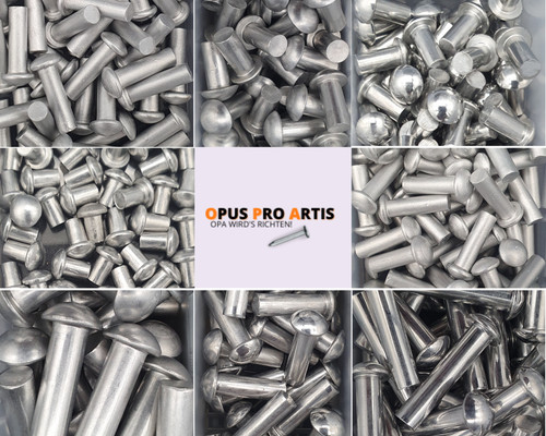 Vollnieten aluminium din 660 - vollnieten,