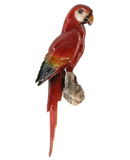 Deko Figur Wand Vogel Papagei