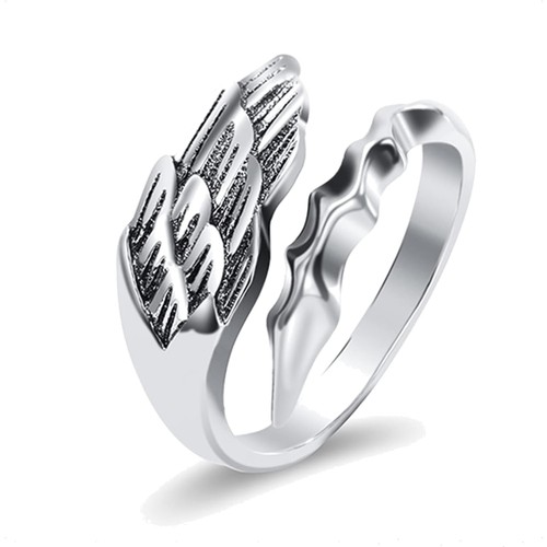 Verstellbarer silber ring - silber,