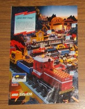 Seltene Werbung LEGO Trains