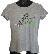 Damen T-Shirt grau meliert mit Känguru CHIEMSEE Gr. M TOP