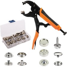 Druckknopfzange Set, 80 Snaps