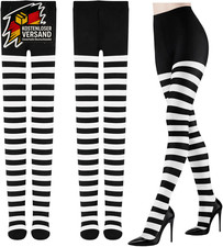 Gestreifte Damenstrumpfhosen