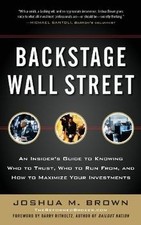 Backstage Wall Street: An Insiders Guide to Knowing Who... | Buch | Zustand gut
