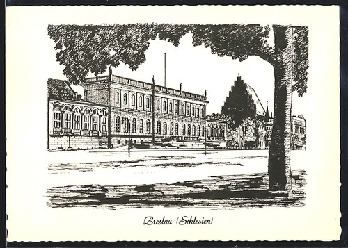 Künstler breslau - künstler-ak,