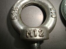 12. Stück Ringschrauben M 12  DIN 580 verzinkt Ösenschrauben Augenschrauben