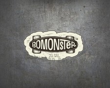 BOMONSTER Skateboard Aufkleber