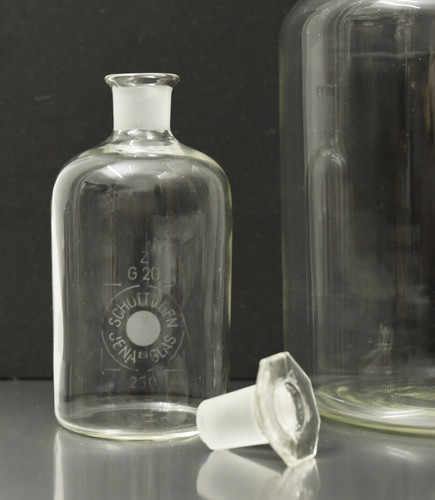 Laborflasche schott jena - schott, glas