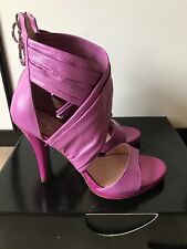 Miss Sixty Vera high heel Leder Sandaletten fuchsia pink violett 39