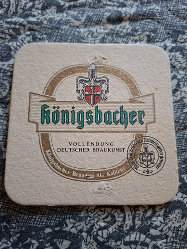 Königsbacher bier untersetzer - königsbacher,