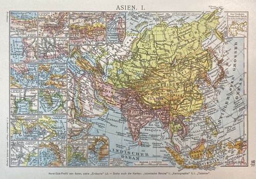 Antike historische landkarte - antike,