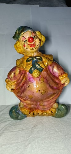Spardose clown figur aus - figur, ton
