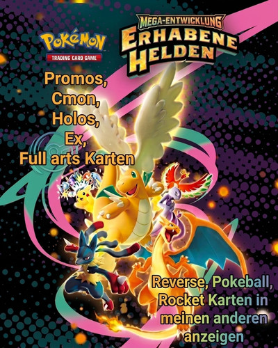 Pokemon karten erhabene - karten,