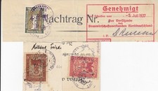 Urkundensteuermarke und 2 - 1,