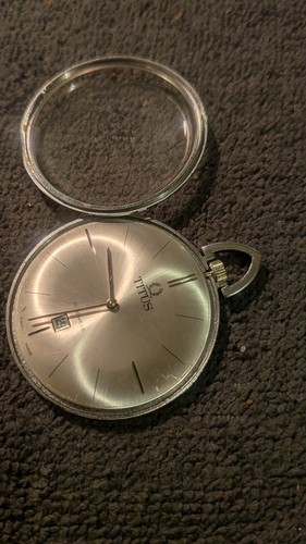 Vintage taschenuhr titus mit - vintage,