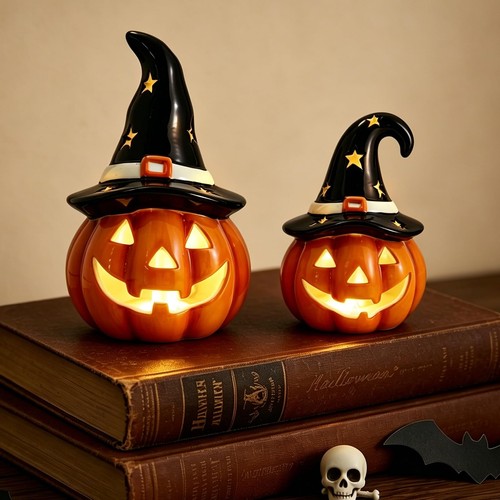 Halloween deko keramik - halloween, kürbis