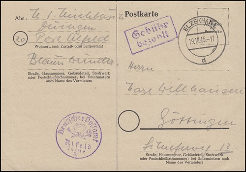 Gebühr-bezahlt-Stempel