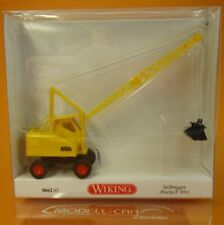 Wiking 066205 Fuchs F301 Seilbagger Züblin gelb 1:87 NEU Modellauto
