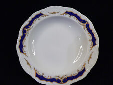 Mitterteich Form 2000 Kobalt / Gold Suppenteller / Salatteller Ø 22,5 cm