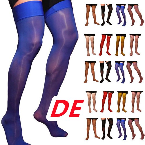 Herren nylon overknee - de,