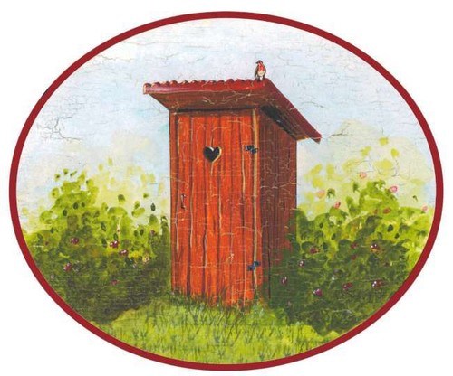 Plumpsklo nostalgieschild - plumpsklo,