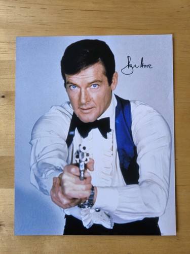 Autogramm roger moore original - autogramm,