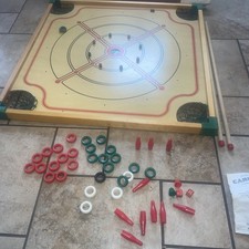 Vtg Carrom Game Board Table