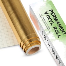 Gebürstetes Gold Vinylfolie