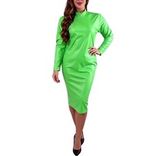 Sexy mock neck - sexy, pu
