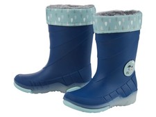 lupilu® Kleinkinder Regenstiefel mit Licht und Warmfutter (Navy, 28) - B-Ware
