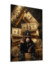 Schimpanse Leinwand Bild Cool