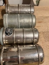 4 x alte Geldbomben Metall