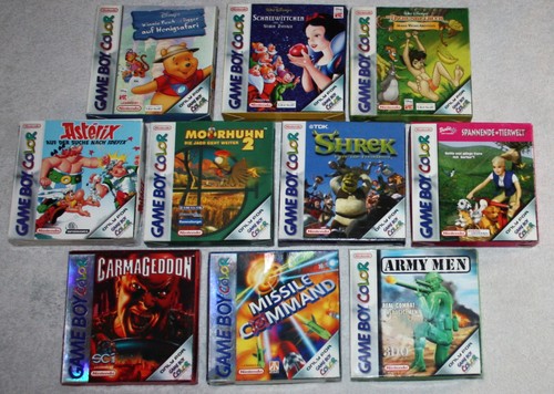 10x game boy color sammlung - game,