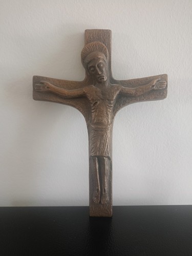 Wandkreuz bronze religiöse - ,