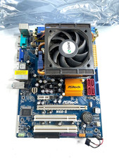 ASRock N 68-S Mainboard Dual Channel DDR2 1066 mit CPU