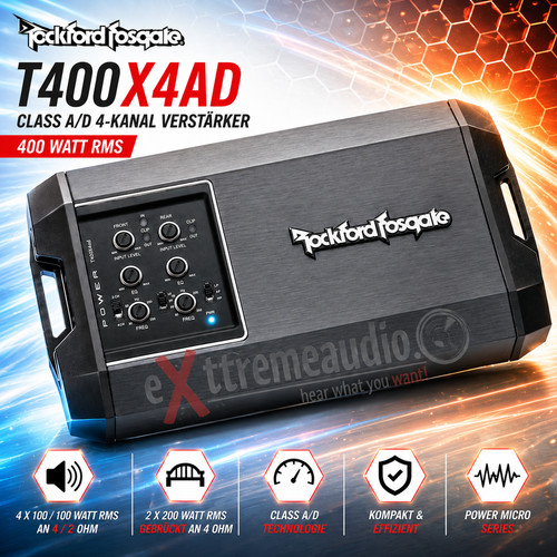 Rockford fosgate t400x4ad - rockford,