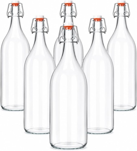 Leere glasflasche - leere,