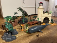 Playmobil Konvolut mit Leuchtturm und Figuren