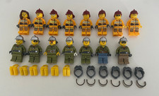 LEGO 15 Feuerwehr Minifiguren aus City mit Zubehör / Sammlung