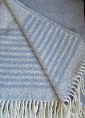 Wollplaid silber mit - silber,