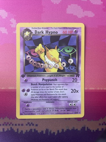Pokemon karte dunkles hypno - pokemon,