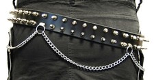Ledergürtel mit reihigen - mit, 2