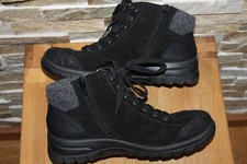 Rieker Boots/Stiefeletten/Schuhe Gr. 38 (5) schwarz Leder Rieker Tex gefüttert