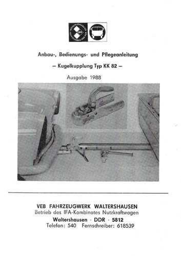 Kugelkupplung typ 82 - kugelkupplung,