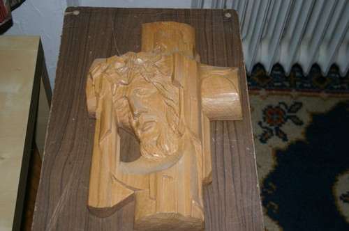 Holzrelief christus kreuz - christus,