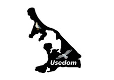 Usedom Autoaufkleber/Wandtattoo -Urlaub-Tuning-Sticker-UV Beständig-Wetterfest